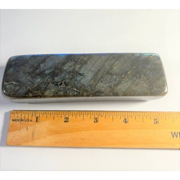 Beautiful Labradorite Rectangular Free Form - Picture 6 of 8